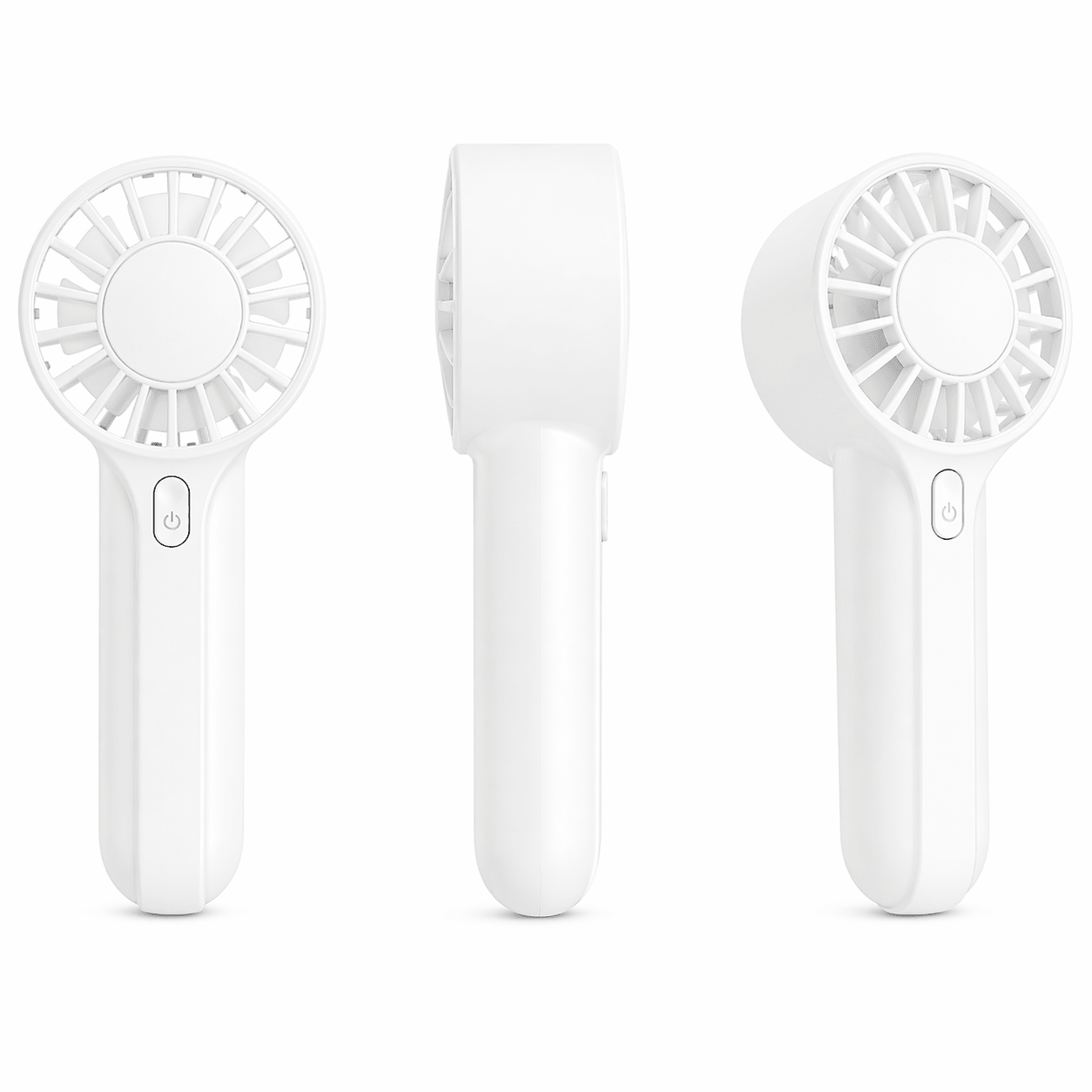 Handheld Lash Fan - Mint Green Rechargeable Mini - Enhanced Estetic