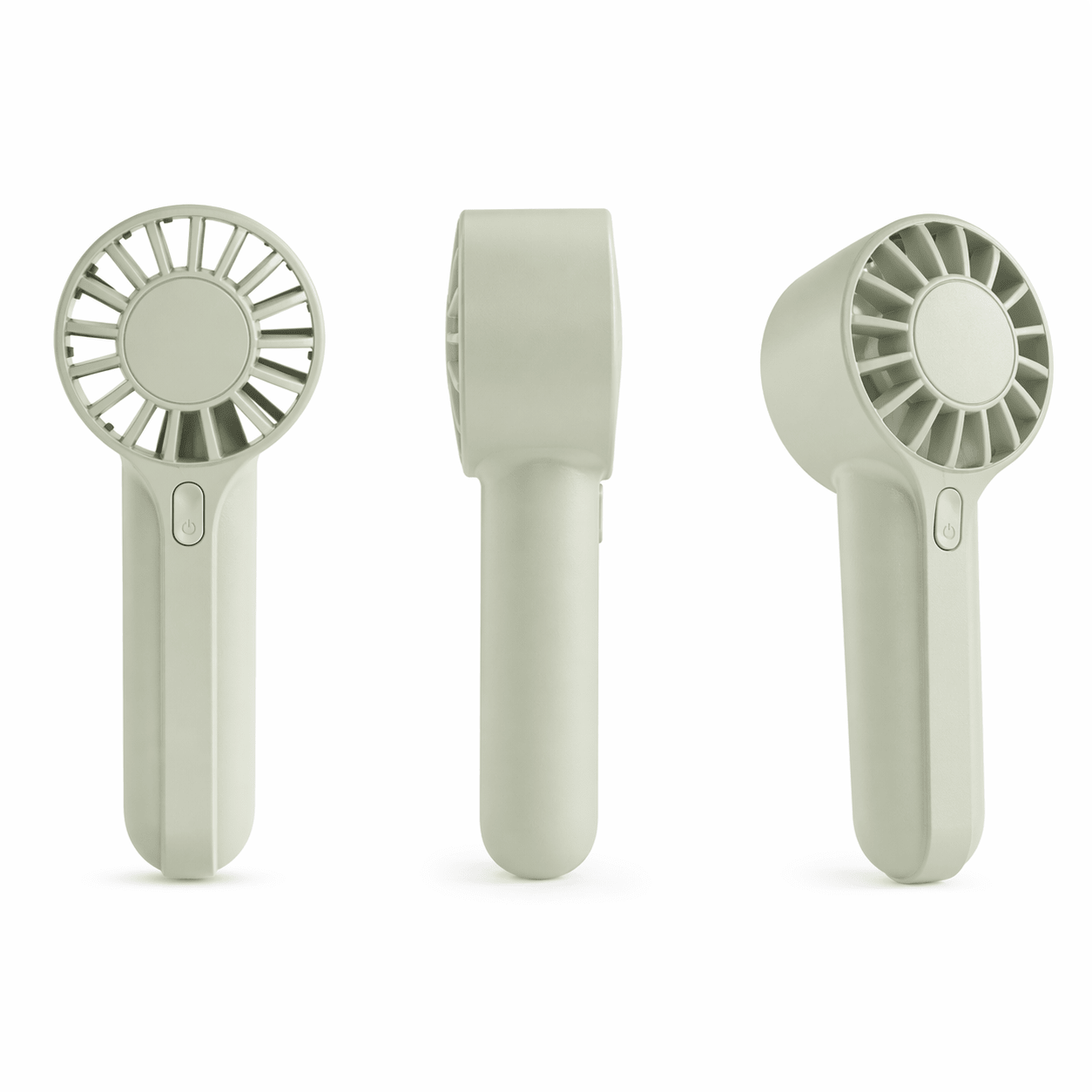 Handheld Lash Fan - Mint Green Rechargeable Mini - Enhanced Estetic