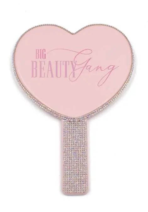 Bling Heart Mirror - Enhanced Estetic